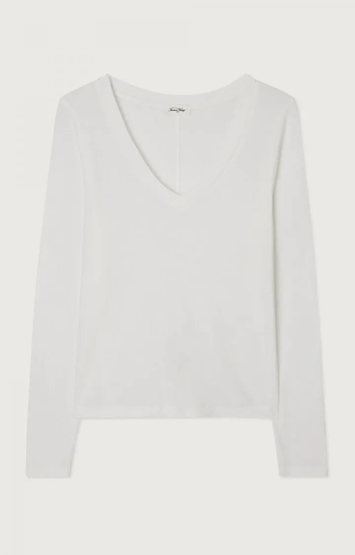 WOMEN'S T-SHIRT LS GAMIPY - WHITE