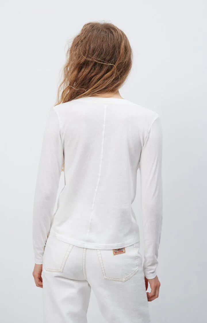 WOMEN'S T-SHIRT LS GAMIPY - WHITE