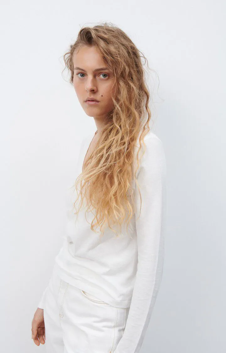 WOMEN'S T-SHIRT LS GAMIPY - WHITE