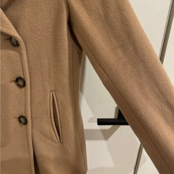 Women's Tan Calvin Klein Peacoat Size 2