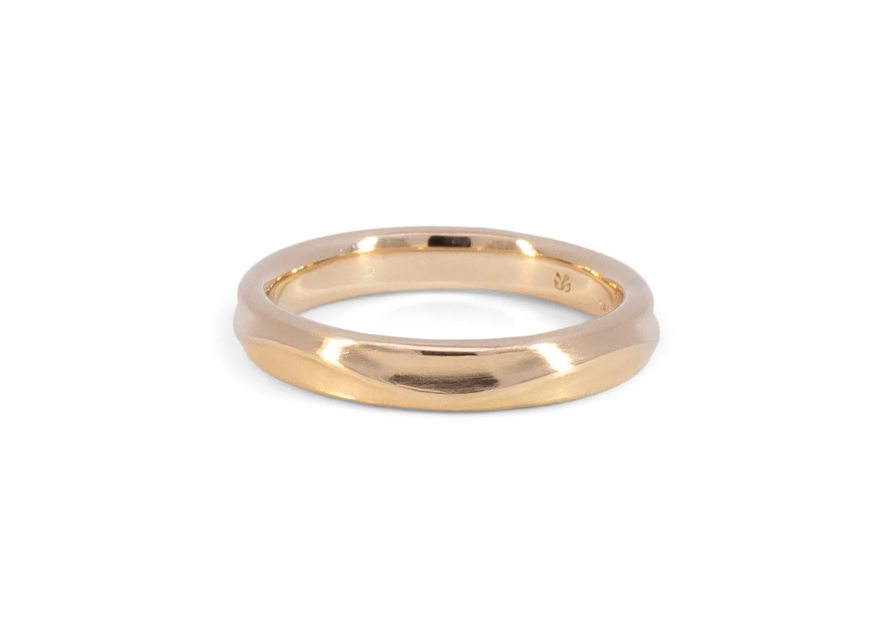 Women's Undulating Wave Wedding Band