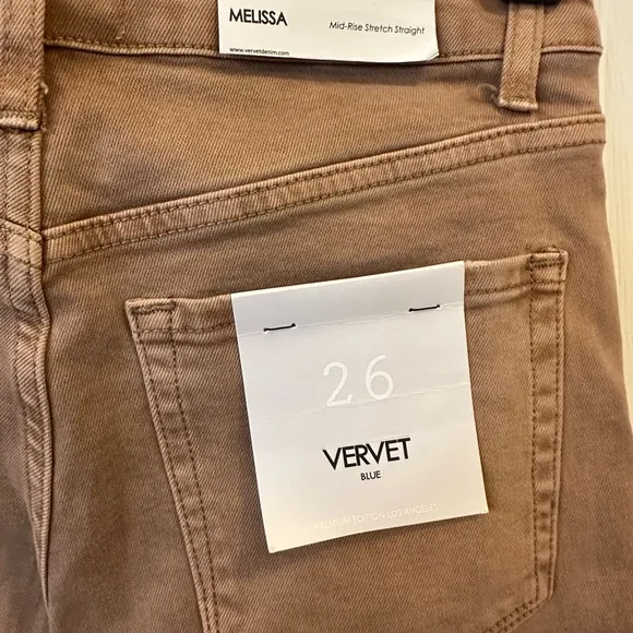 Women's Vervet Rose color jeans