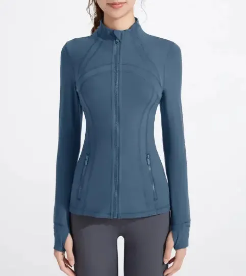 Workout Long Sleeve Zipper Jacket