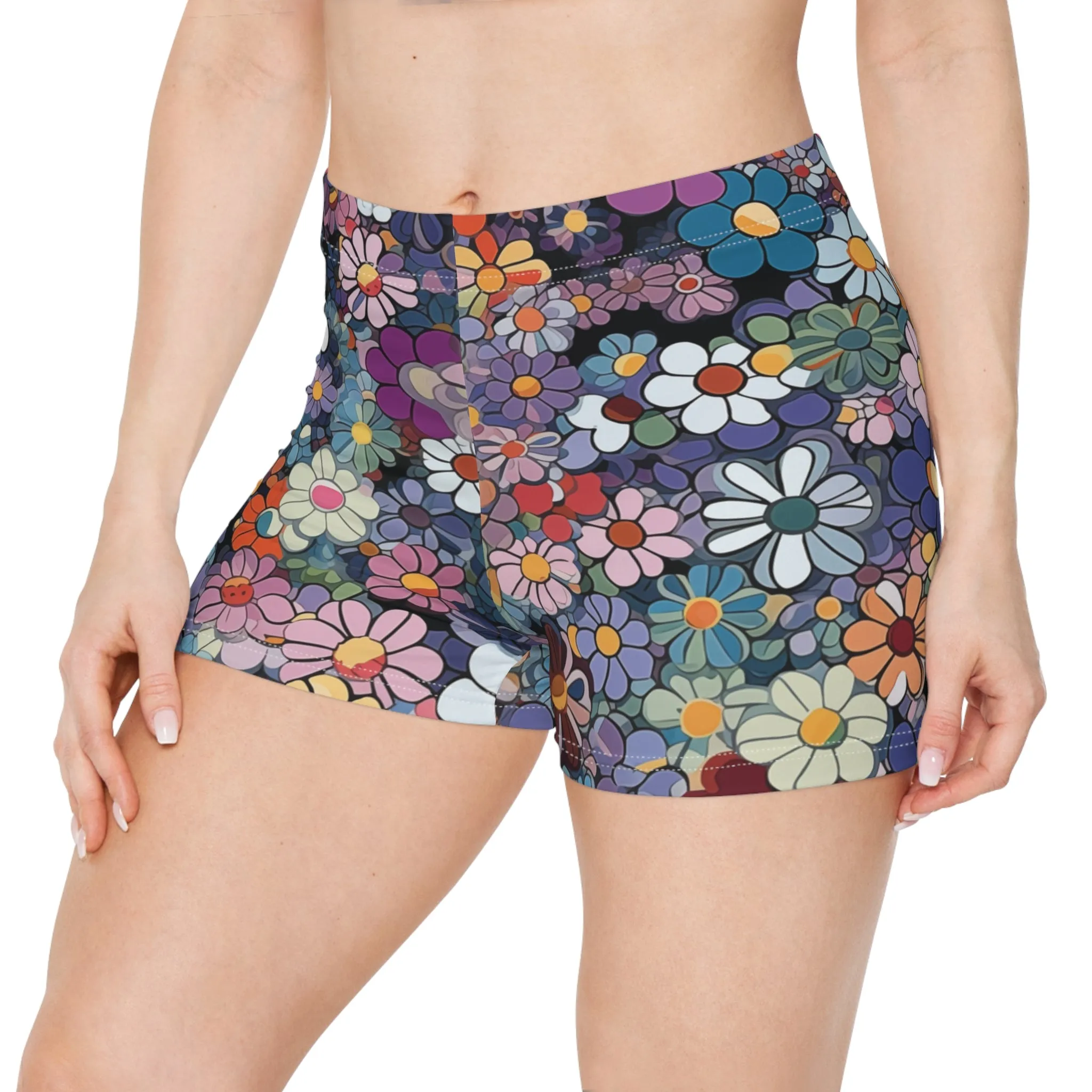Workout Shorts - William Kyoto Ditsy Floral