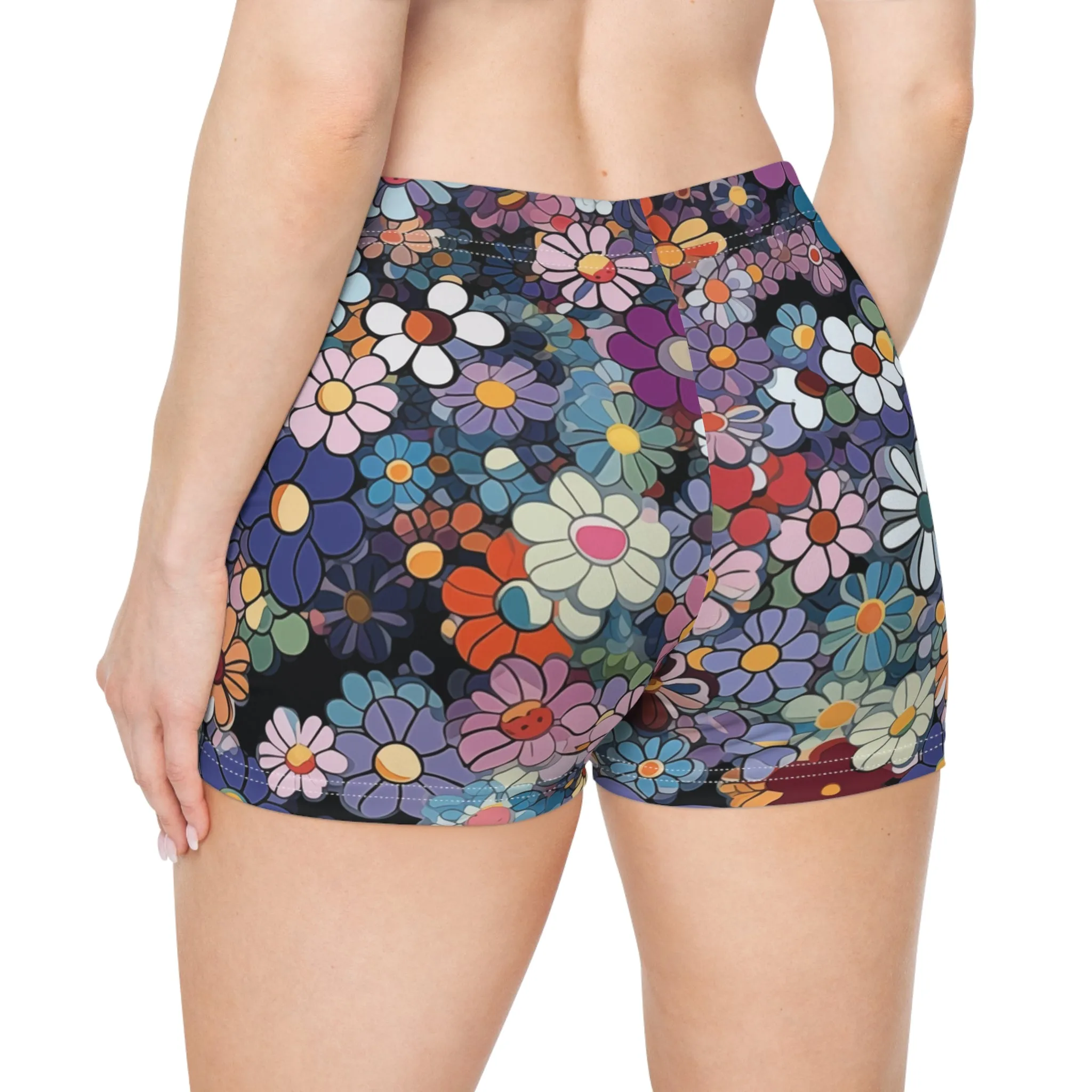 Workout Shorts - William Kyoto Ditsy Floral