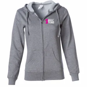 WPT Fleece Zip Hoody -Grey- Embroidery