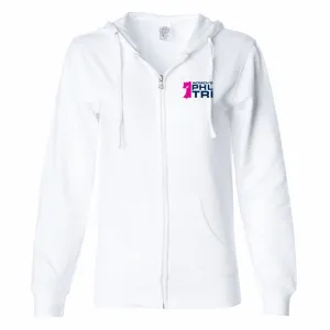 WPT Fleece Zip Hoody -White- Embroidery