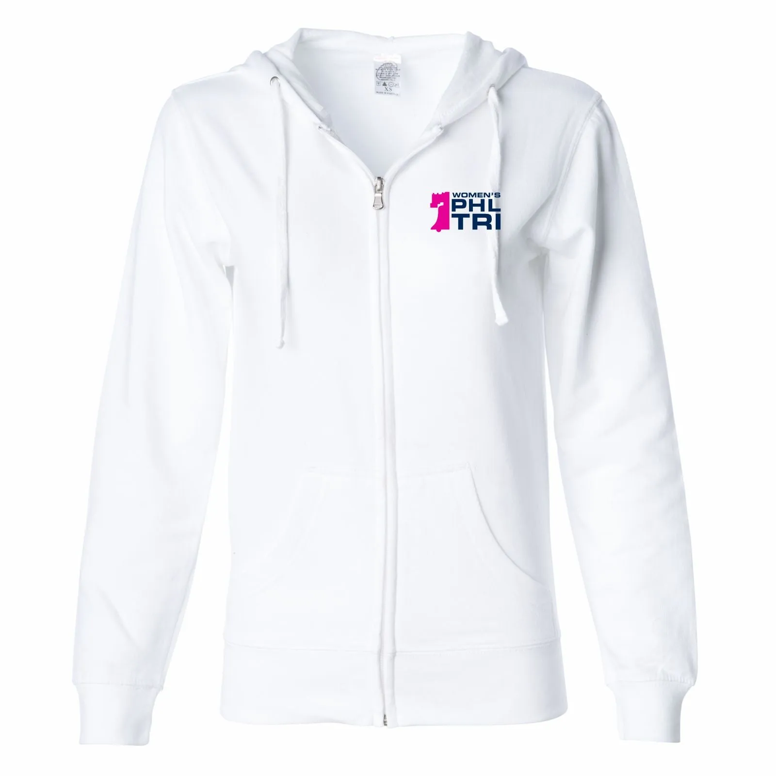 WPT Fleece Zip Hoody -White- Embroidery