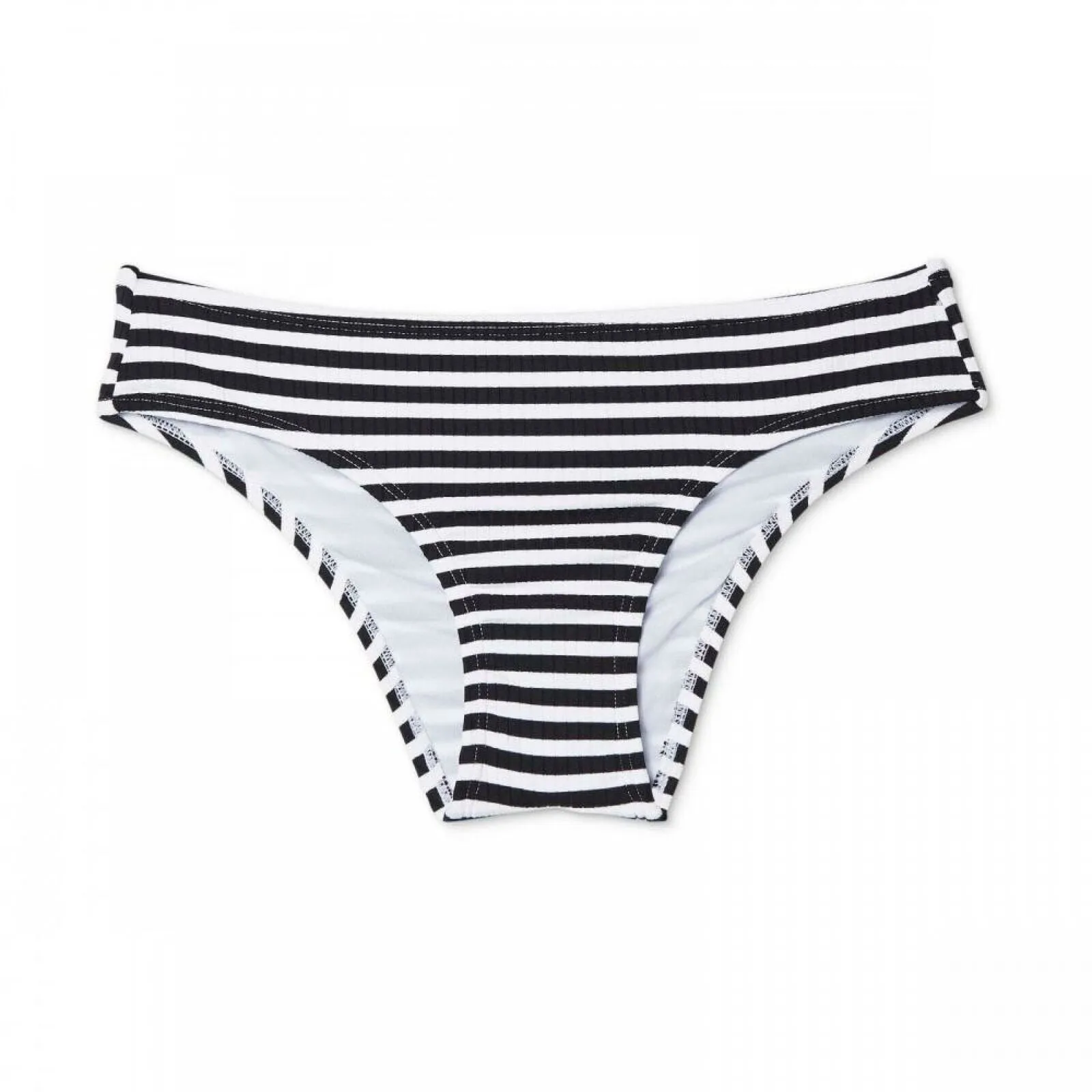 Xhilaration Women's Striped Texture Cheeky Hipster Bikini Bottom