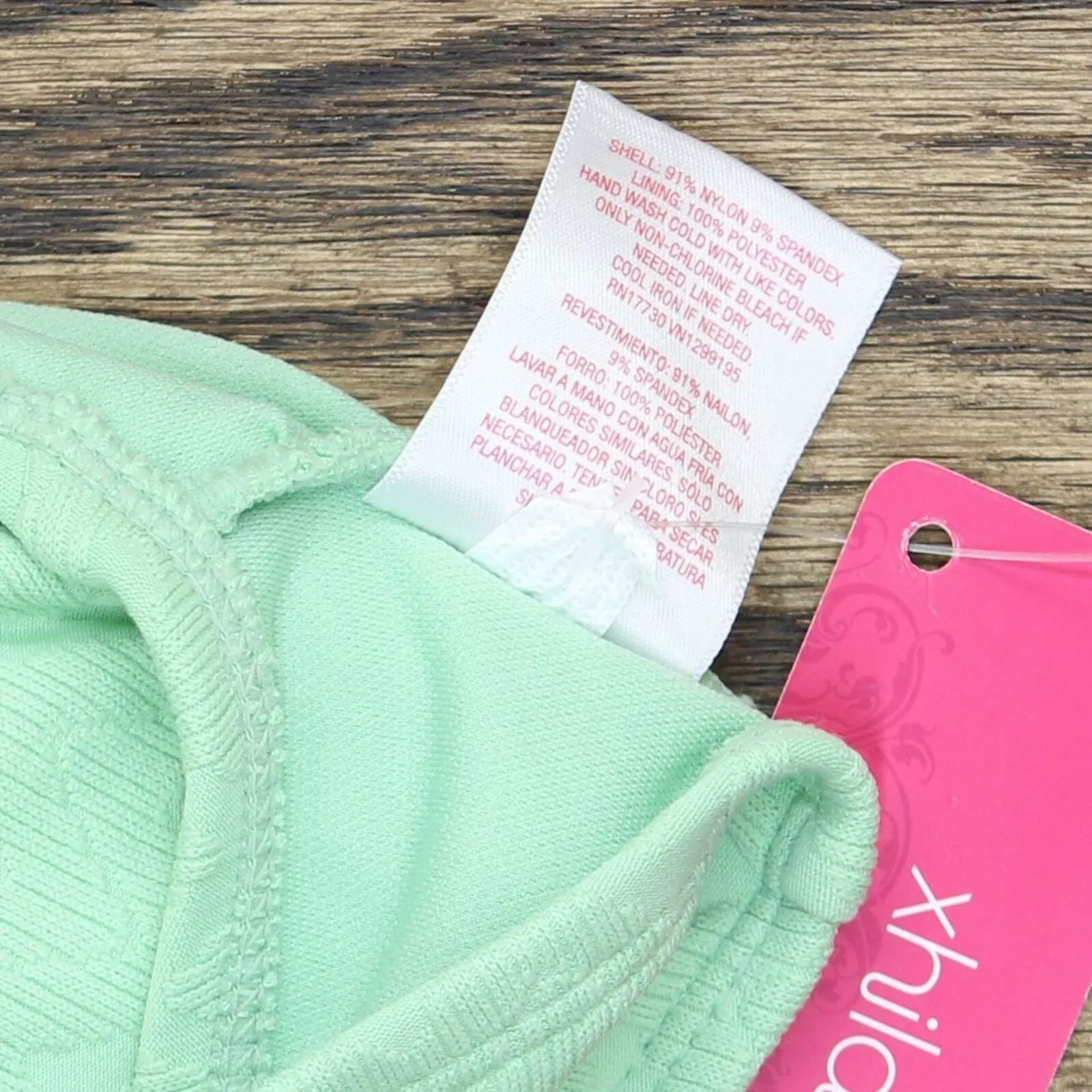 Xhilaration Women's Textured Bralette Bikini Top