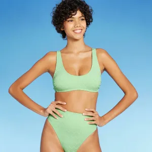 Xhilaration Women's Textured Bralette Bikini Top