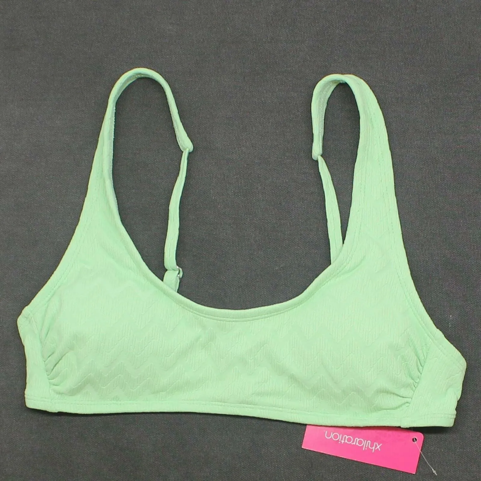 Xhilaration Women's Textured Bralette Bikini Top