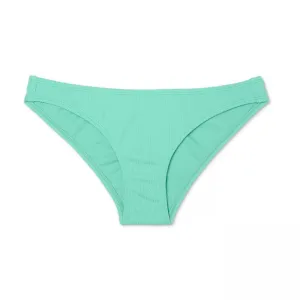 Xhilaration Women's Textured Cheeky Swim Bikini Bottom