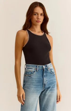 Z Supply Avril Rib Whipstitch Tank