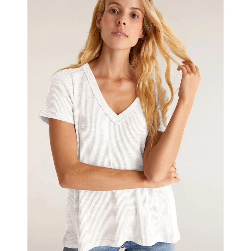 Z Supply Dana Rib Hacci Top