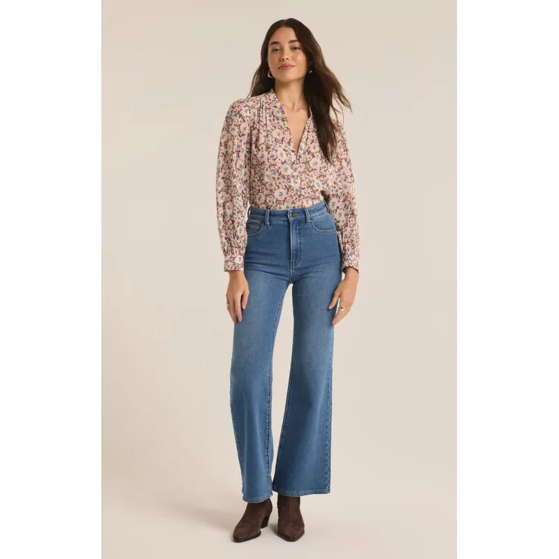 Z Supply Esme La Paz Floral Blouse
