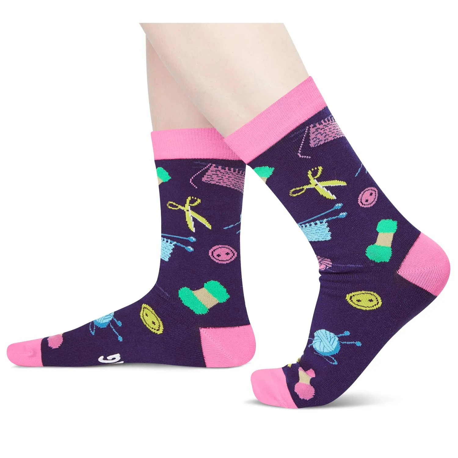Zmart Knitting Gifts for Women - Knitting Gifts for Knitters, Crochet Gifts for Crocheters Crochet Lovers Mom, Knitting Socks Crochet Socks
