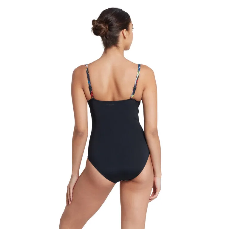 ZOGGS Women's Mystery Classic Back - Cassia Print